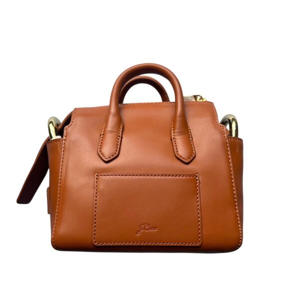 J.Crew - Harper Mini Satchel, Italian Leather - Burning Pecan - Picture 5 of 5